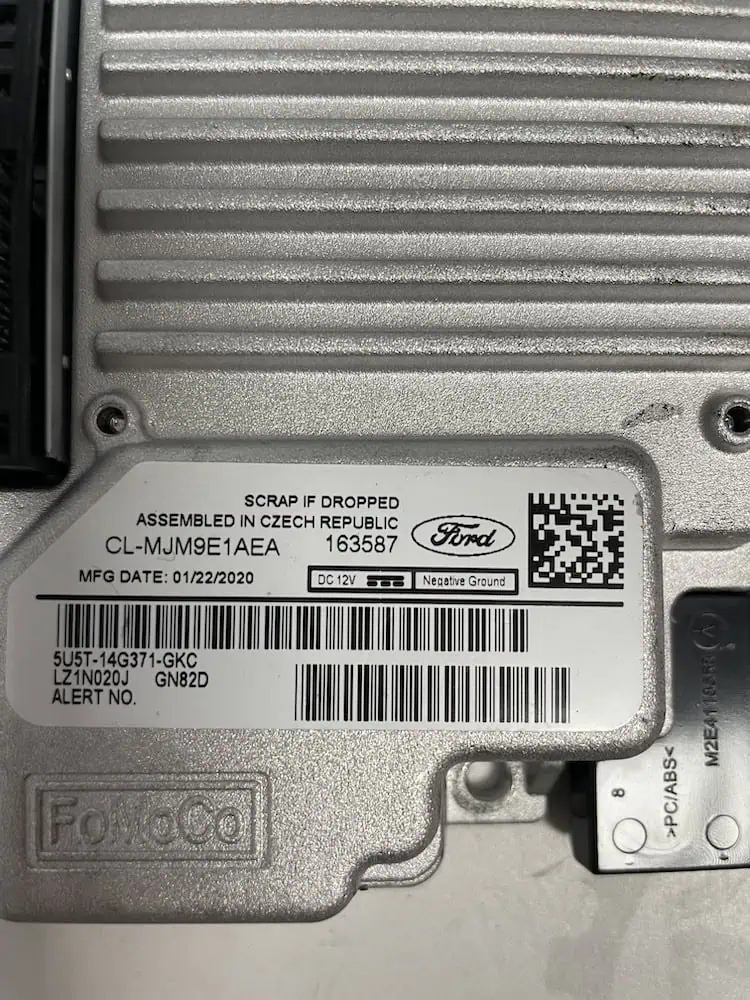 Modulo Elettronico Ford Focus 1.0 EcoBoost (92kw) - 5U5T14G371GKC