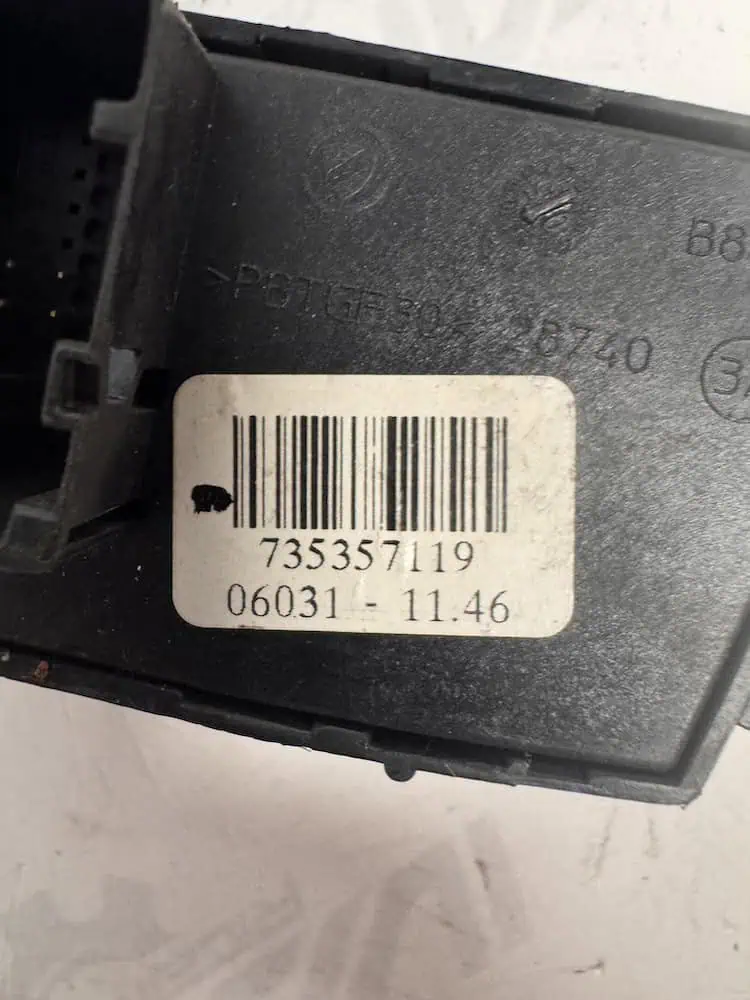 735357119-2 Pulsantiera Centrale Fiat Panda 1.3 MJT (51kw) - 735357119
