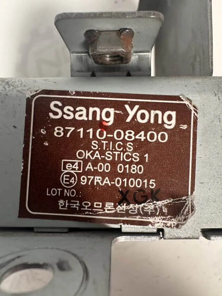 Centralina Modulo Chiusura Ssangyong Rexton 270 XDI - 8711008400