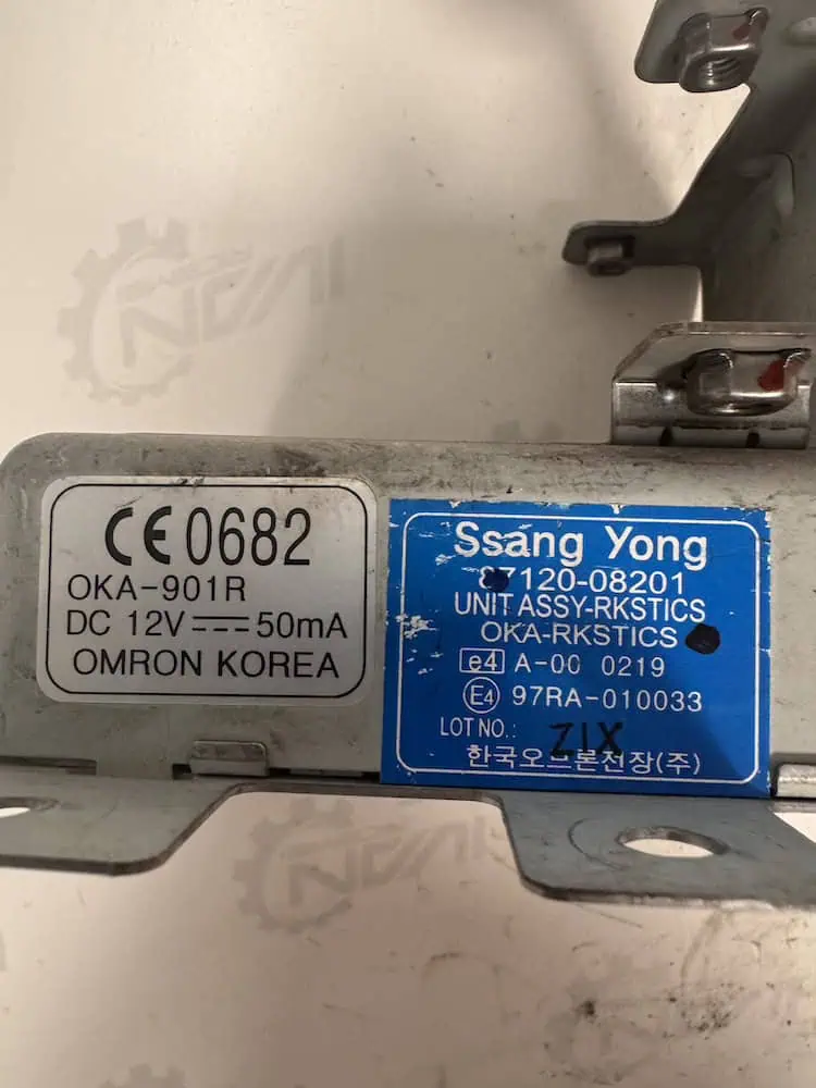 8712008201-2 Centralina Immobilizzatore Ssangyong Rexton 270 XDI (120kw) - 8712008201
