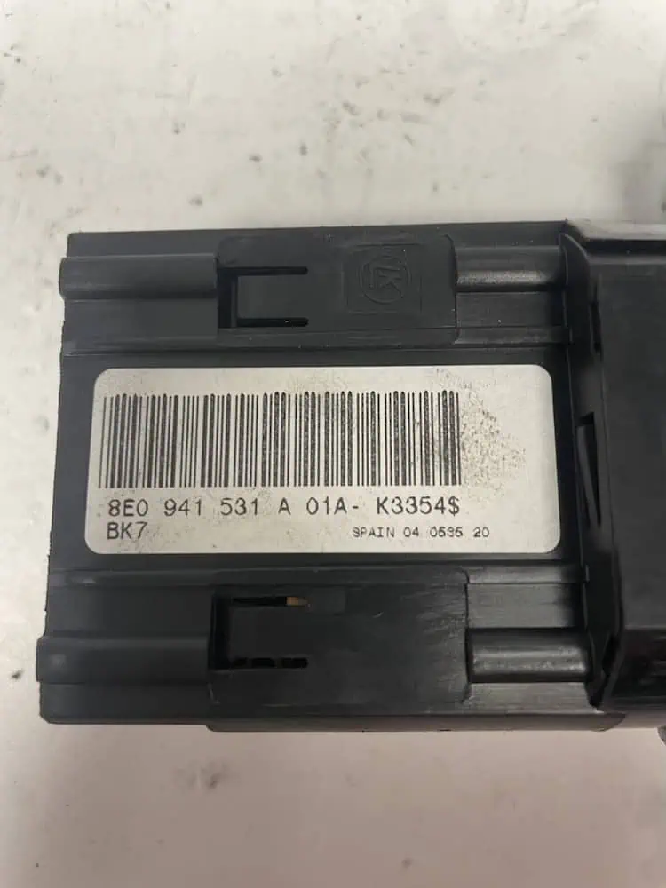 Interruttore Luci Audi A4 1.9 TDI (74kw) - 8E0BK7941531A