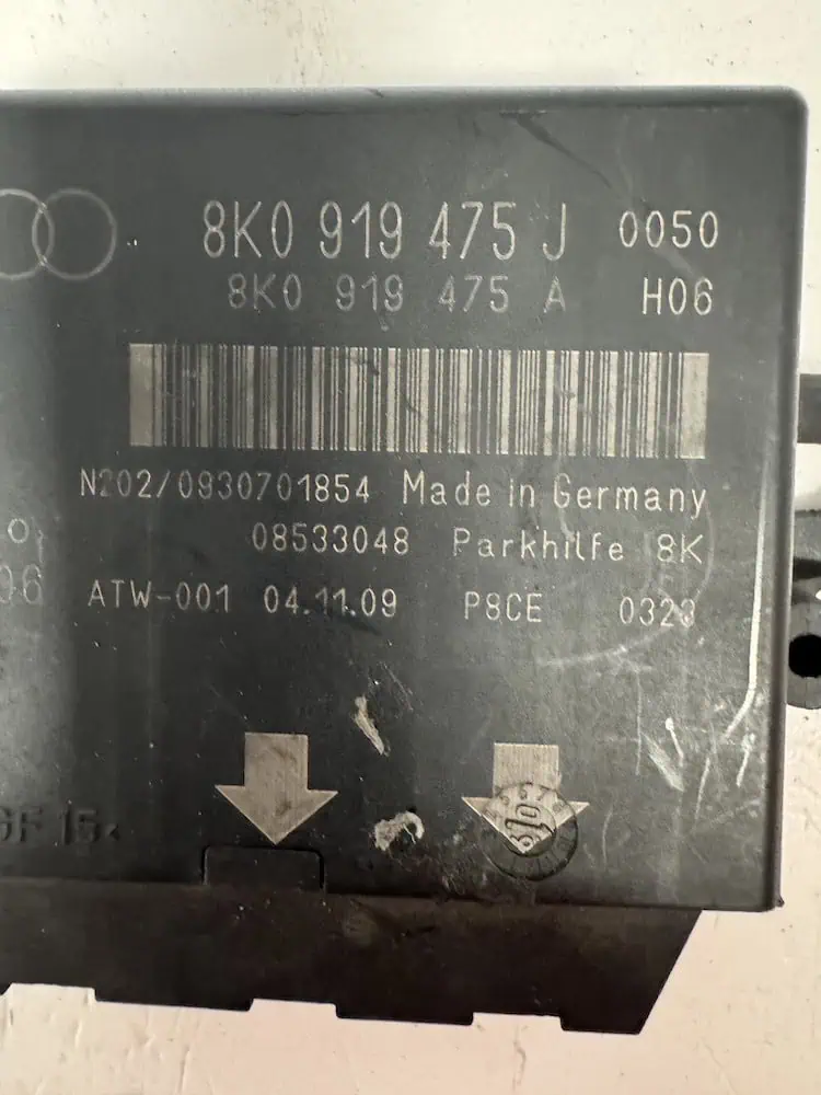 8K0919475J-2 Centralina Sensori Parcheggio Audi A4 2.0 TDI (125Kw) - 8K0919475J