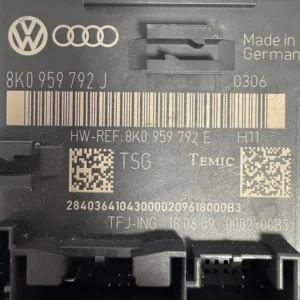 8K0959792J-2 Centralina Porta Anteriore DX Audi A4 2.0 TDI (155Kw) - 8K0959792J