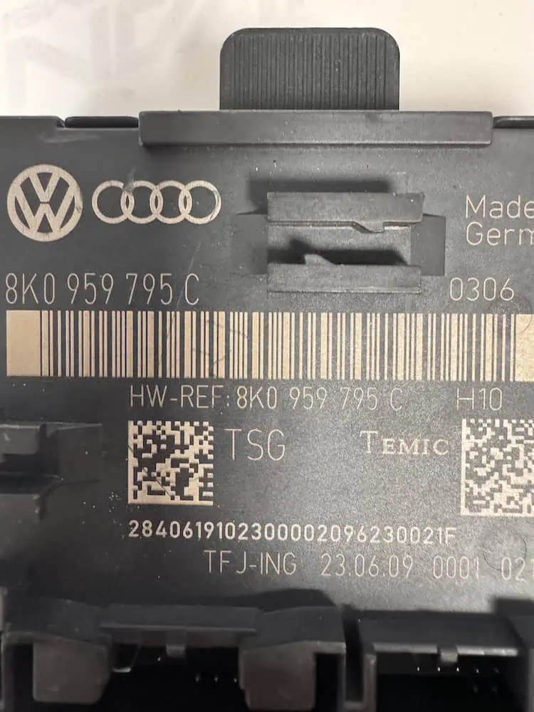 8K0959795C-2 Centralina Porta Posteriore DX Audi Q5 2.0 TDI (170kw) - 8K0959795C