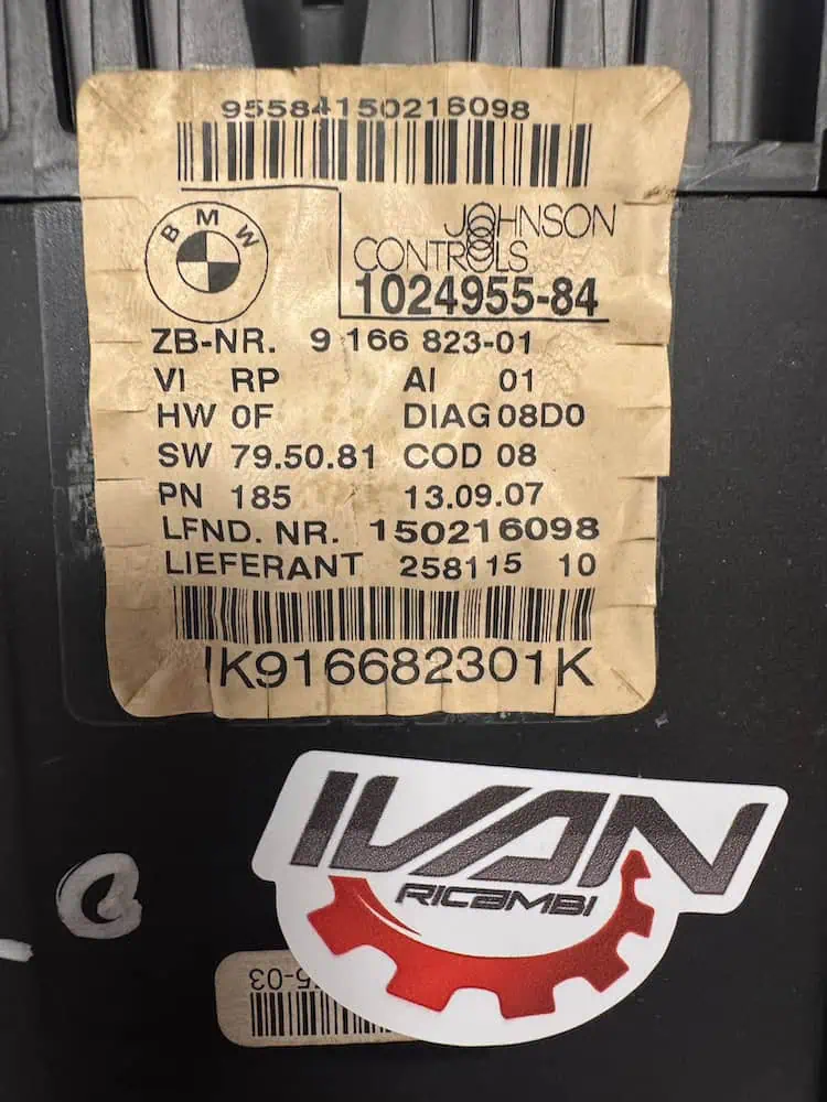 Quadro Strumenti Bmw Serie 1 120d (130kw) - 916682301