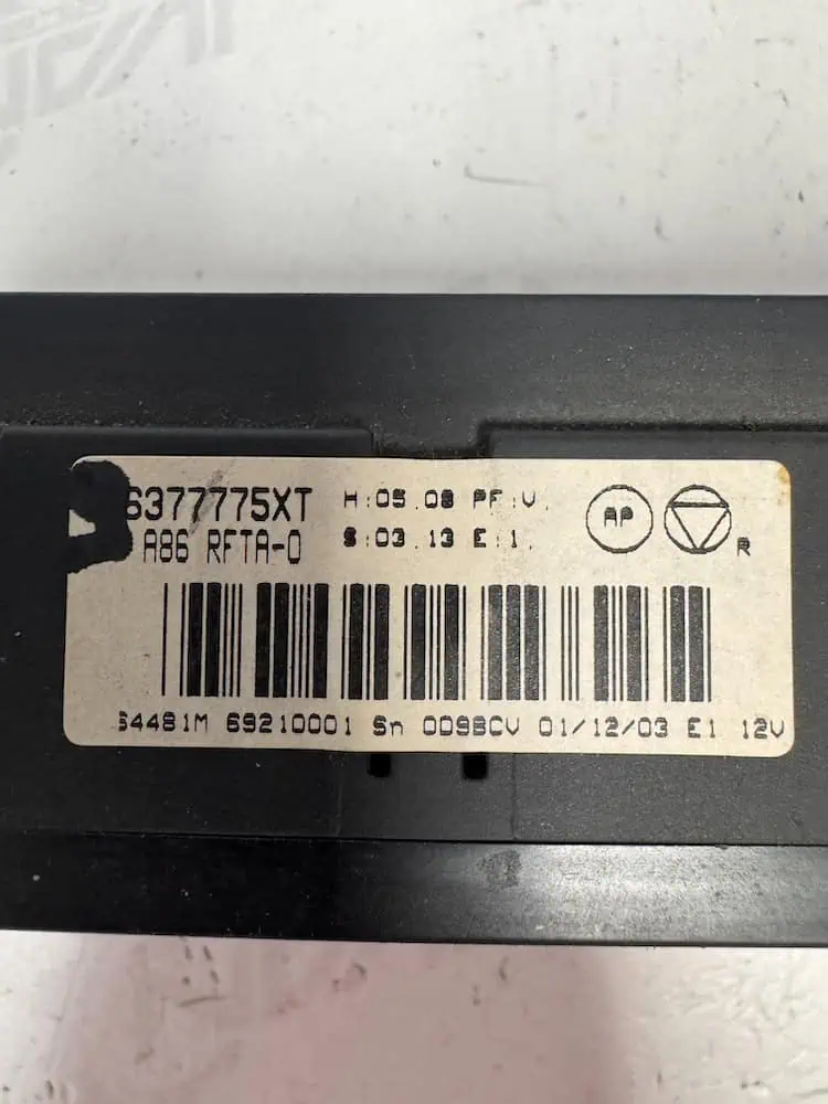96377775XT-2 Comando Clima Citroen C3 1.4 HDi (50kw) - 96377775XT