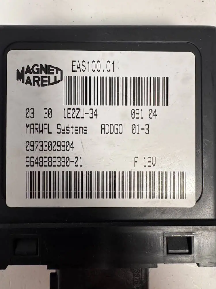 Centralina Pompa Carburante Peugeot 807 2.0 HDi - 9648282380