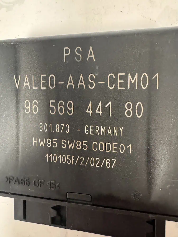 9656944180-2 Centralina Sensori Parcheggio Citroen C4 1.6 HDi (80kw) - 9656944180