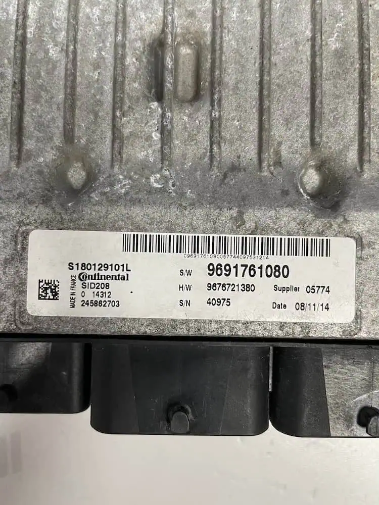 Centralina Motore Citroen Jumper 2.2 HDi (96kw) - 9691761080