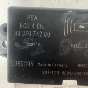 Centralina Modulo Parcheggio Peugeot 1.5 BlueHDI (96kw)  - 9837674280