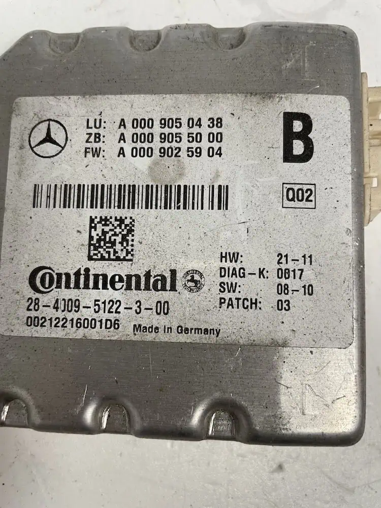 A0009050438-2 Centralina Telecamera Anteriore Mercedes-Benz Classe C 220 CDI (125kw) - A0009050438