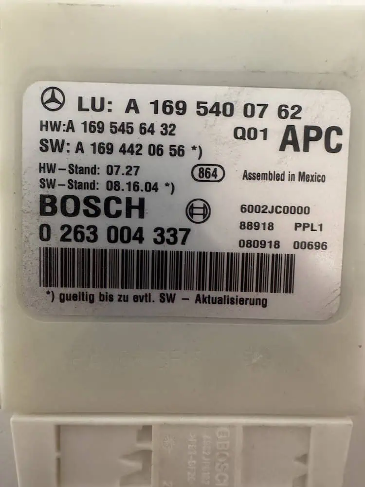 Centralina Modulo Parcheggio Mercedes-Benz Classe A 1.5 (70kw) - A1695400762
