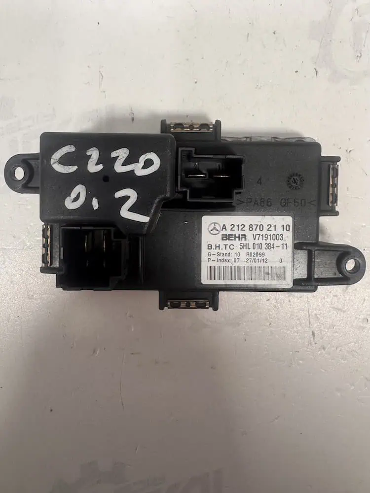 Resistenza Aria Condizionata Mercedes-Benz Classe C 2.2 CDI (100kw) - A2128702110