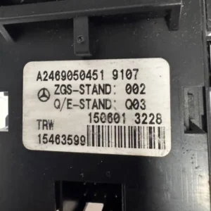 A2469050451-2 Interruttore Pulsante Freno a Mano Mercedes-Benz Classe A 180 - A2469050451