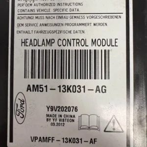 Modulo Controllo Luce Ford Focus 1.6 EcoBoost (110kw) - AM5113K031AG