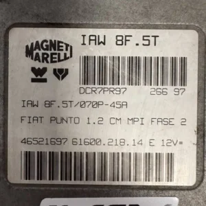 IAW8F5T-2 Centralina Motore Fiat Punto 1.2 (54kw) - IAW8F5T