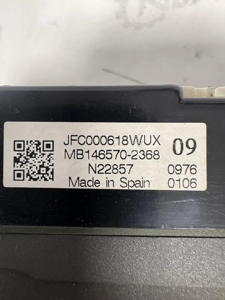 JFC000618WUX-2 Comando Clima Land Rover Discovery 3 2.7 TDV6 (140kw) - JFC000618WUX