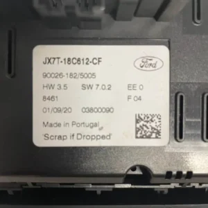 JX7T-18C612-CF-1 Comando Clima Ford Focus - JX7T18C612CF