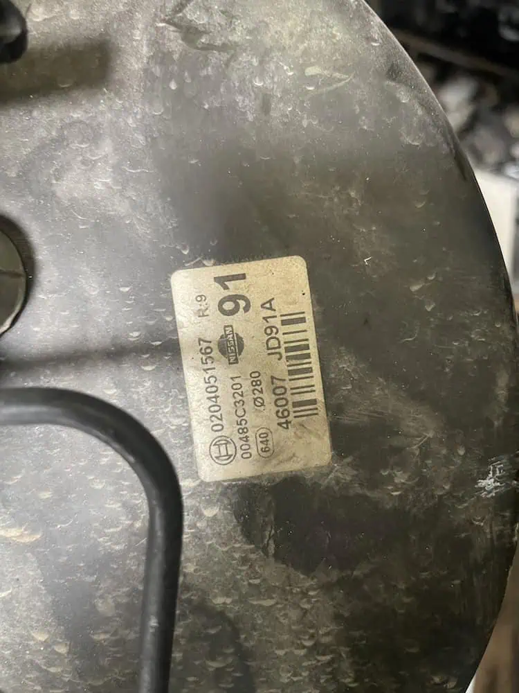 Servofreno Nissan Qashqai 1.6 16V (86kw) - 0204051567