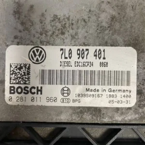 Centralina Motore Volkswagen Touareg 3.0 TDI (165kw) - 0281011960