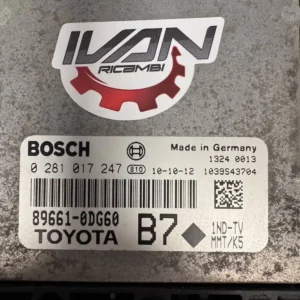 Centralina Motore Toyota Yaris 1.4 D4D (66kw) - 0281017247