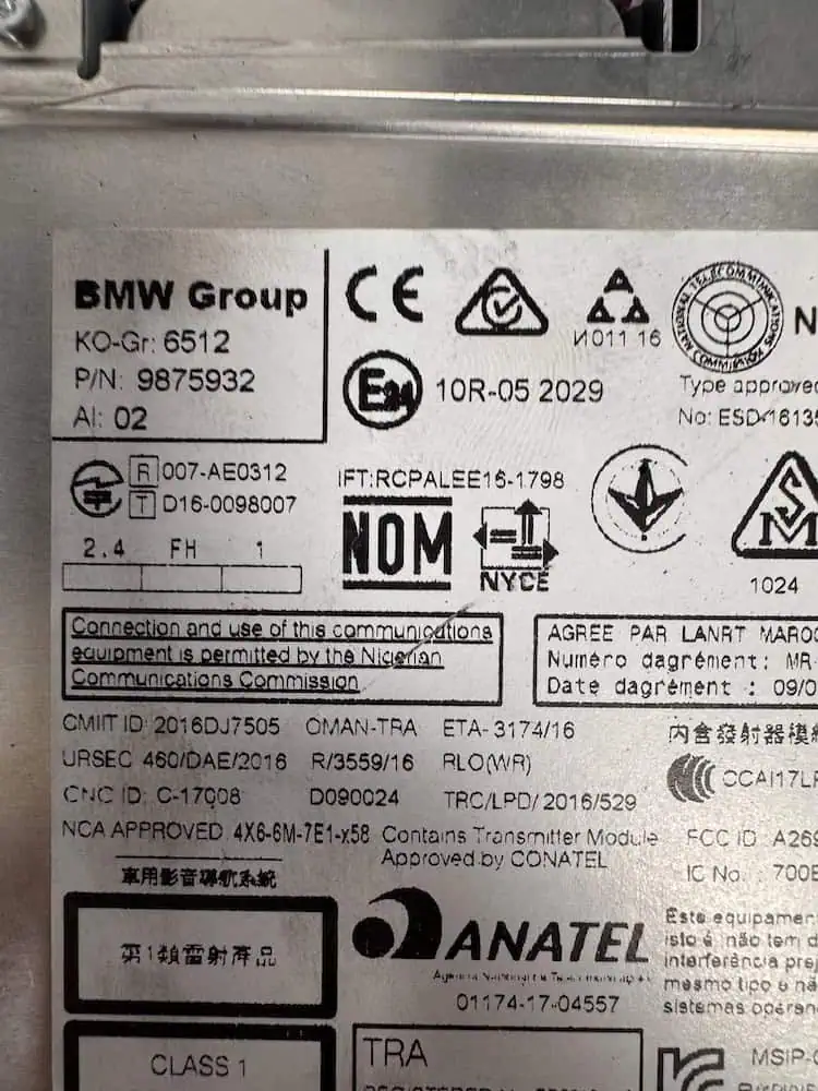 Autoradio Bmw Serie 3 320d (2019) - 10R052029