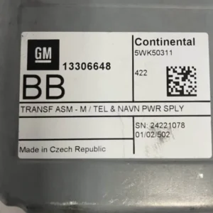 13306648-2 Centralina Telefono Opel Mokka 1.7 CDTI (96kw) - 13306648