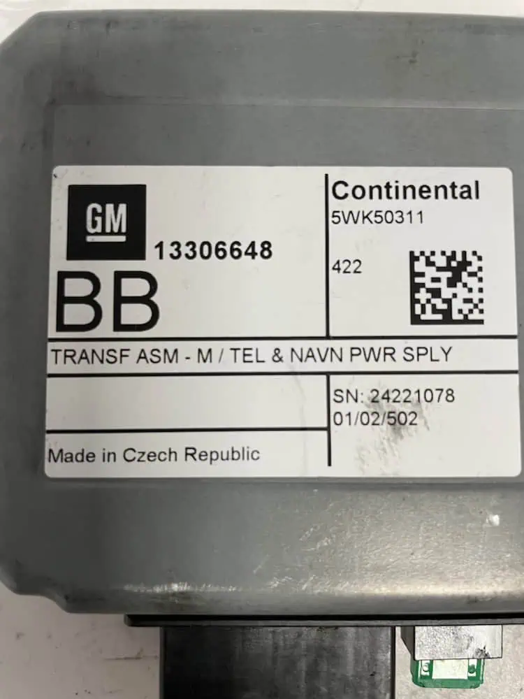 13306648-2 Centralina Telefono Opel Mokka 1.7 CDTI (96kw) - 13306648