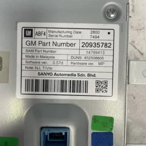 20935782-2 Display Navigatore Saab 9-5 2.0 TTiD (140kw) - 20935782