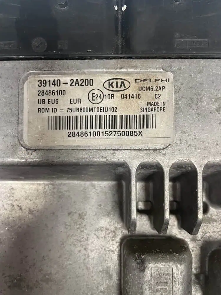Centralina Motore Kia Rio 1.1 CRDI (55kw) - 391402A200