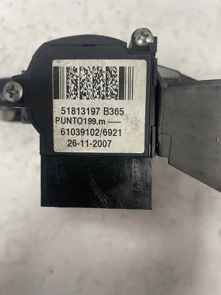 Blocchetto Accensione Fiat Grande Punto 1.3 16V MJT (55kw) - 51813197