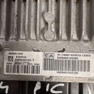 Centralina Motore Citroen C4 2.0 HDi (100kw) - 5WS40615CT