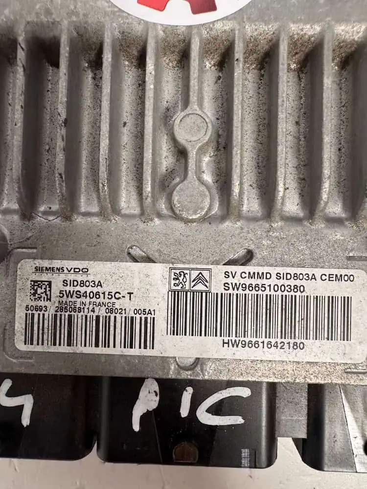 Centralina Motore Citroen C4 2.0 HDi (100kw) - 5WS40615CT