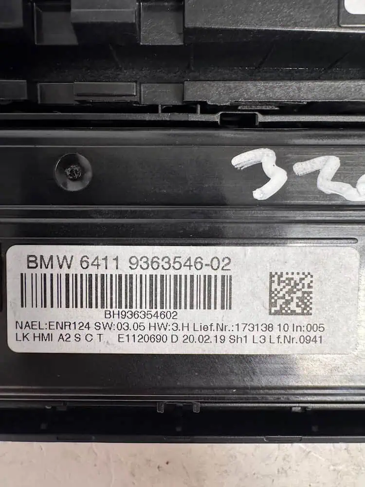 Comando Clima Bmw Serie 4 420d (140kw) - 6411936354602