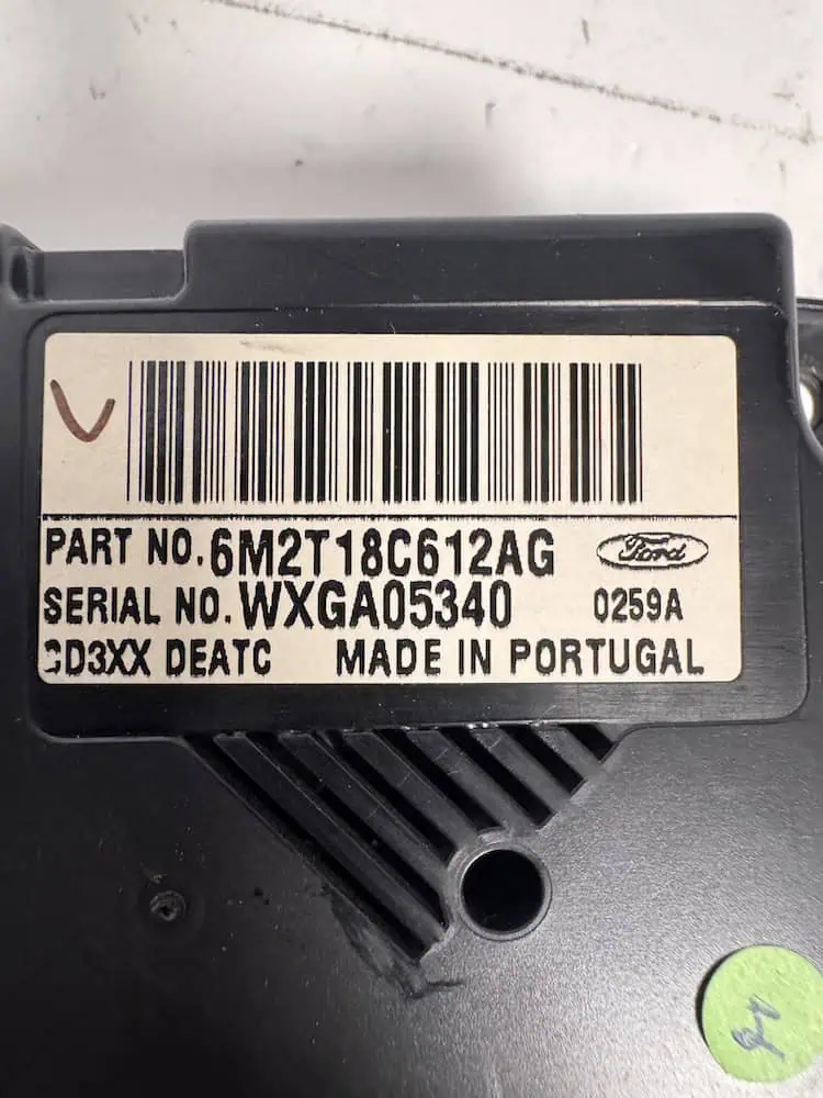 Comando Clima Ford Galaxy 2.0 TDCi (100kw) - 6M2T18C612AG