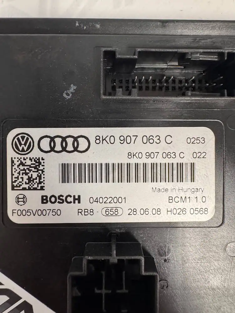 Centralina Body Computer Audi A4 2.0 TDI (105kw) - 8K0907063C