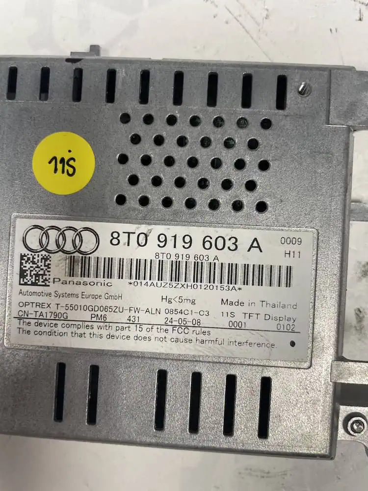 Display Multifunzione Audi A4 2.0 Tri (103kw) - 8T0919603A