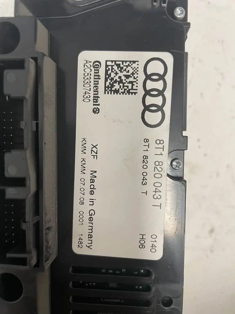 Comando Clima Audi A4 2.0 TDI (125kw) - 8T1820043T