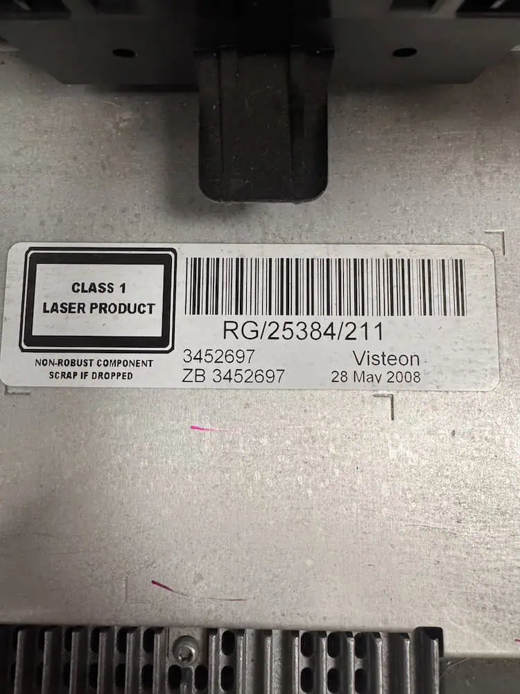 913619301-RG25384211-2 Autoradio CD/Quadro Strumenti Mini Cooper (R56) - 913619301-RG25384211