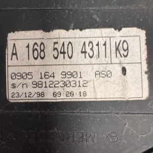 Quadro Strumenti Mercedes-Benz Classe A 170 CDI (66kw) - A1685404311