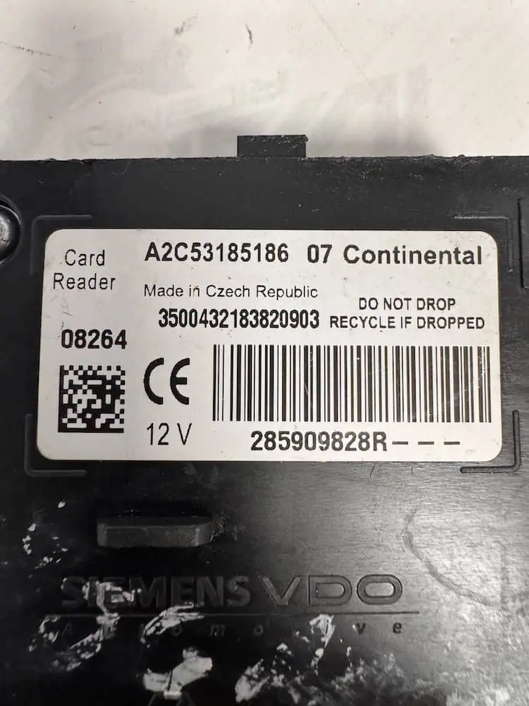 Blocchetto Accensione Renault Megane 1.5 dCi (81kw) - A2C53185186