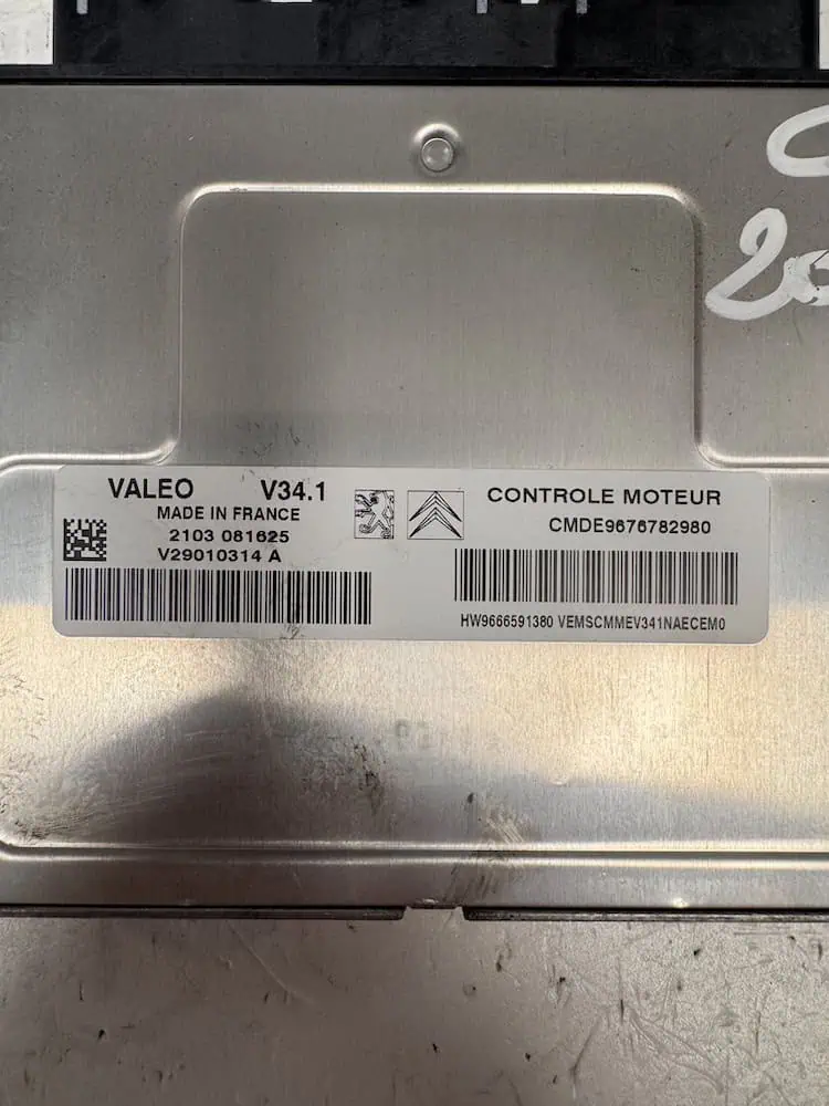Centralina Motore Citroen C3 1.4 (54kw) - CMDE9676782980