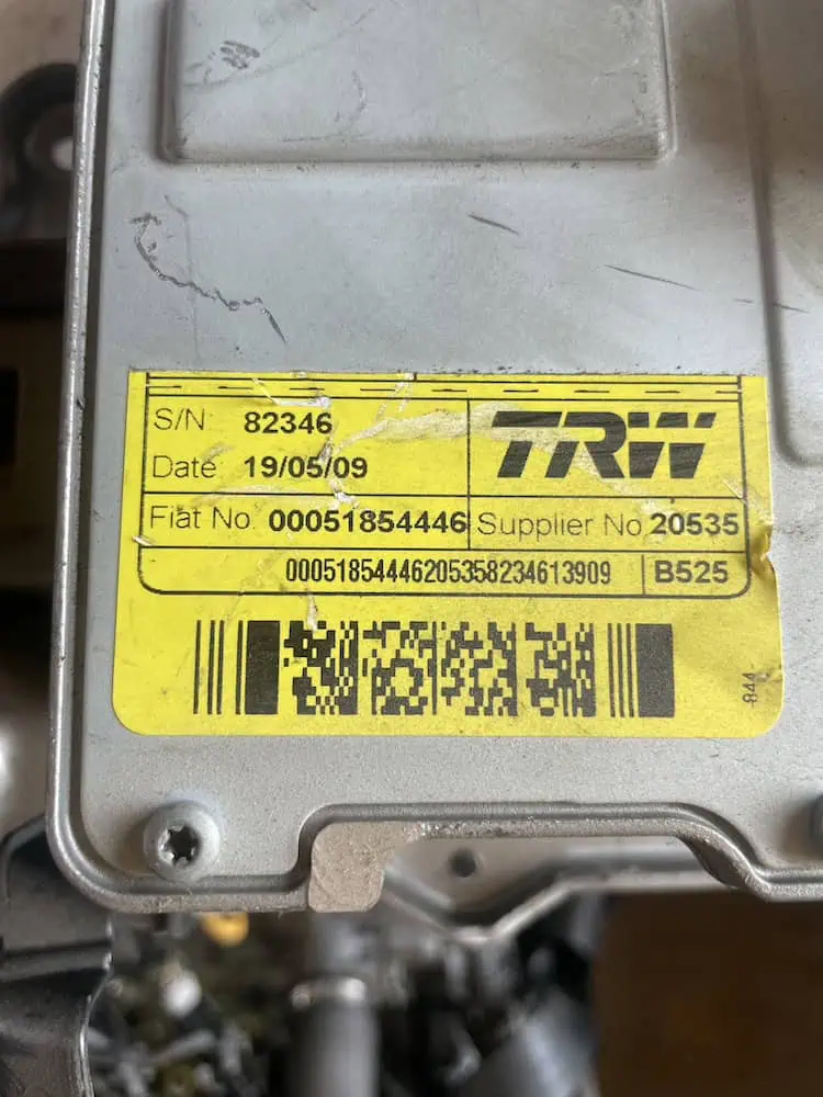 Piantone sterzo elettrico Lancia Delta 1.6 Diesel (88kw) - 00051854446