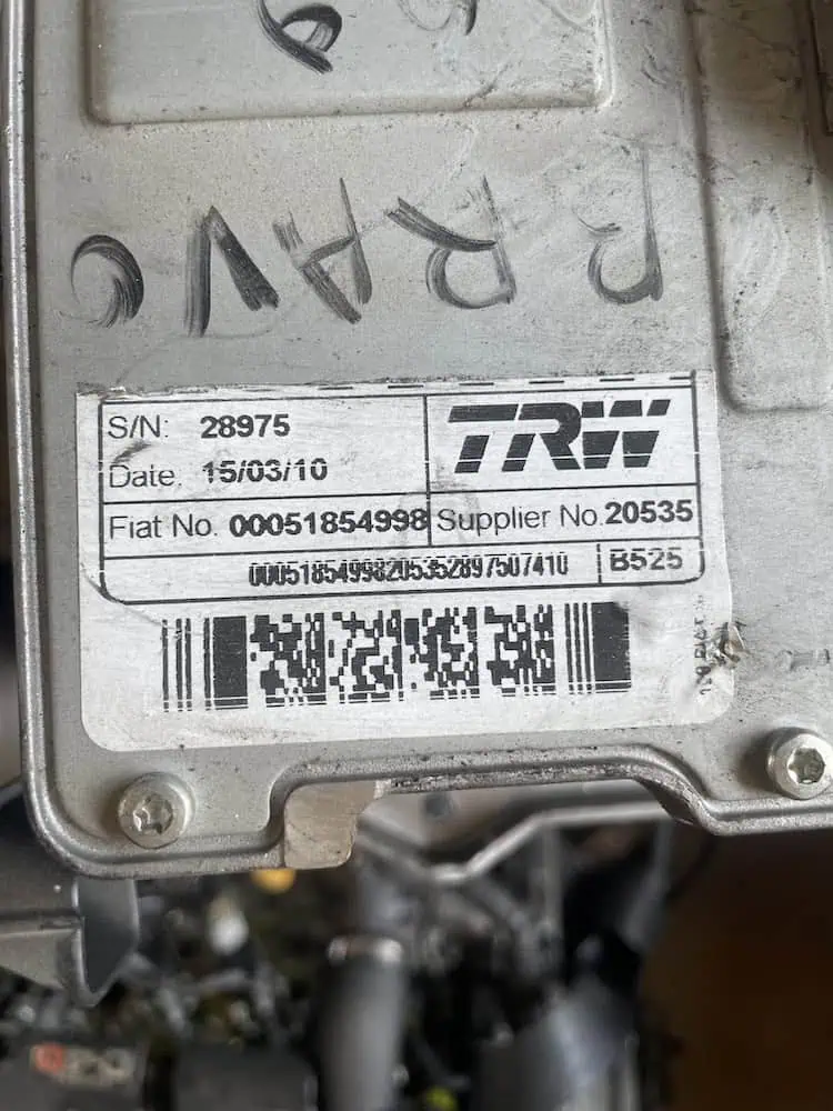 Piantone sterzo elettrico Fiat Bravo 1.4 Benzina/GPL (66Kw) - 00051854998