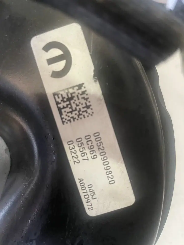 00520909820-2 Servofreno Fiat Panda 1.0 Hybrid (51kw) - 00520909820