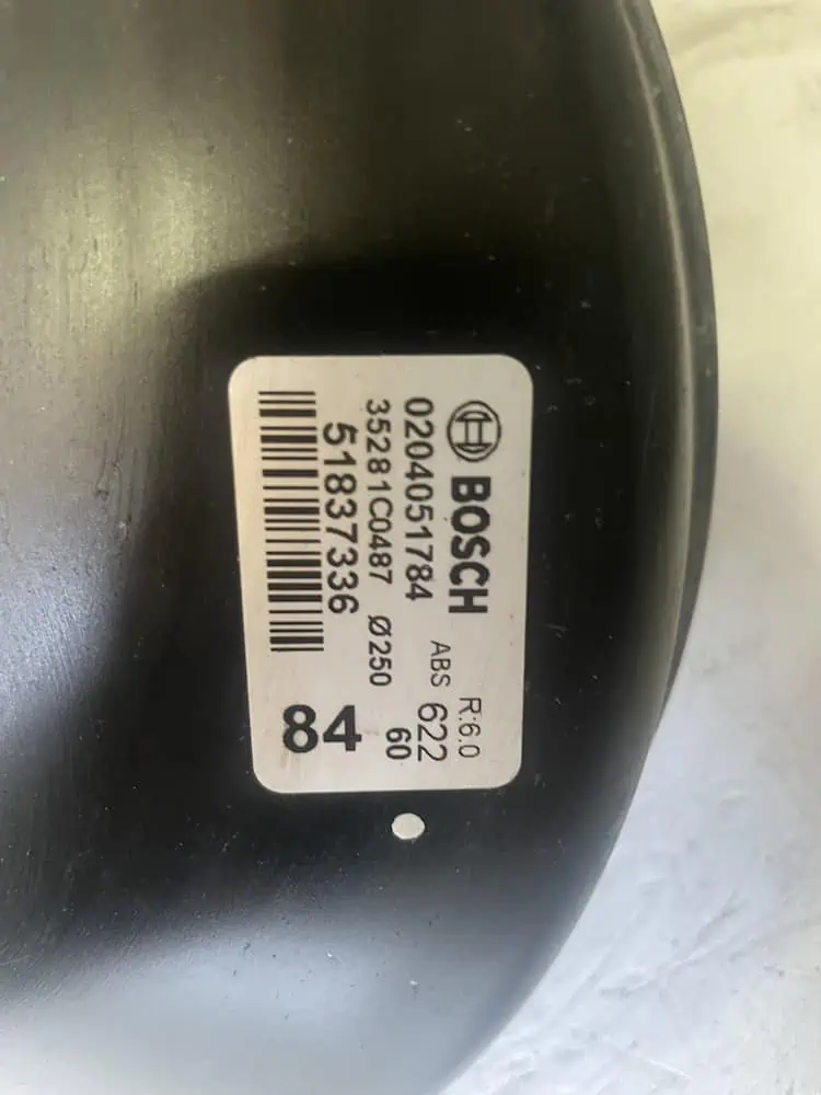 0204051784-2 Servofreno Fiat Fiorino 1.3 16V MJT (70kw) - 0204051784