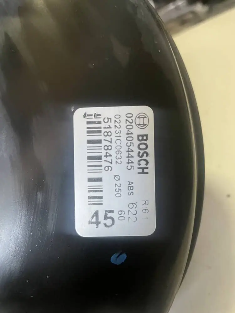 Servofreno Fiat Fiorino 1.3 Diesel (59kw) - 0204054445