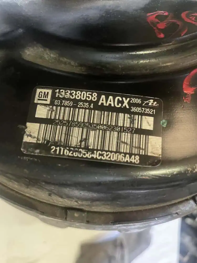 Servofreno Opel Astra J 1.7 CDTi (92kw) - 13338058