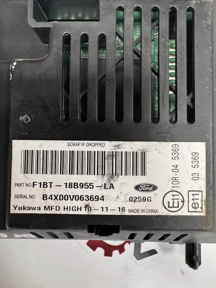 Display Computer Ford Fiesta 1.2 16V (60kw) - 1BT18B955LA