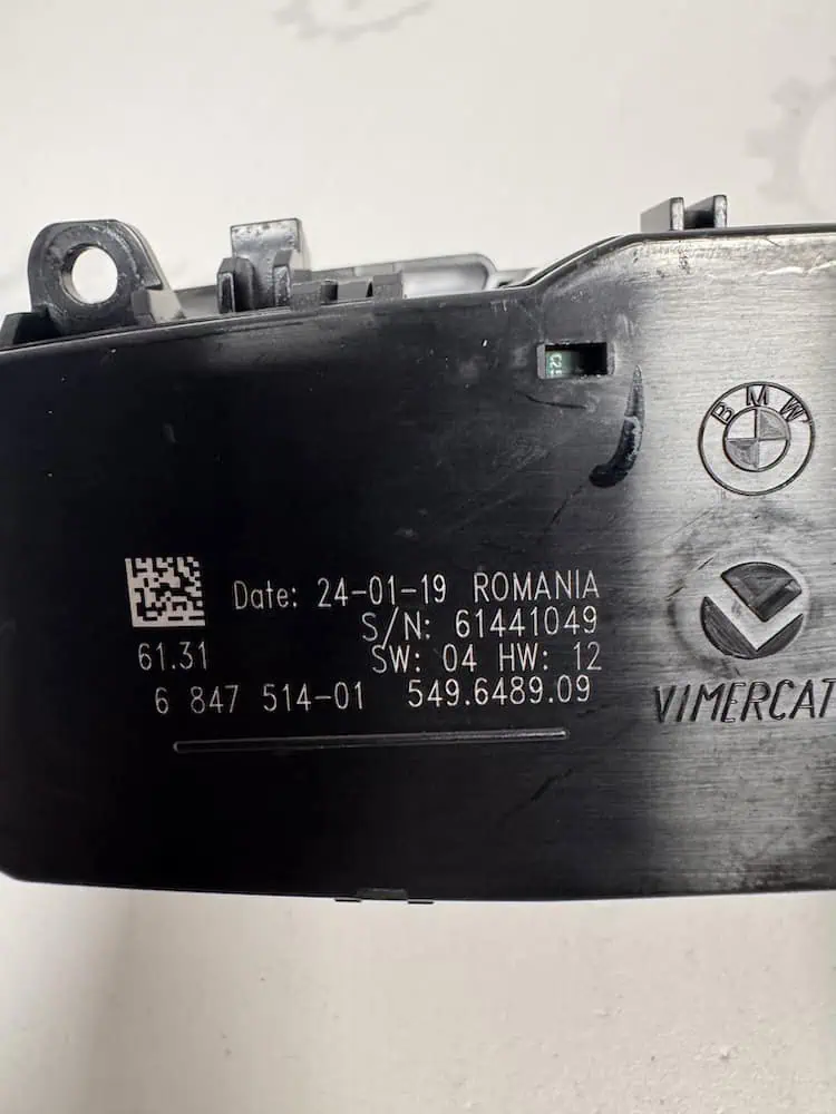 684751401-2 Interruttore Luci Bmw Serie 1 116d (85kw) - 684751401